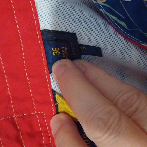 Polo Ralph Lauren Swim Trunks Size 36 Boat Pirate Ships - Picture 8 of 11